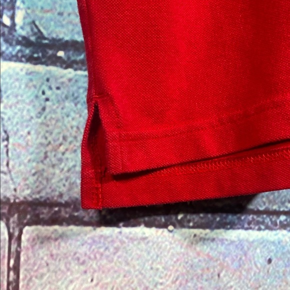 Disney Parks Men’s XL Polo Shirt Red Mickey Mouse Embroidered Cotton Blend - Picture 6 of 10